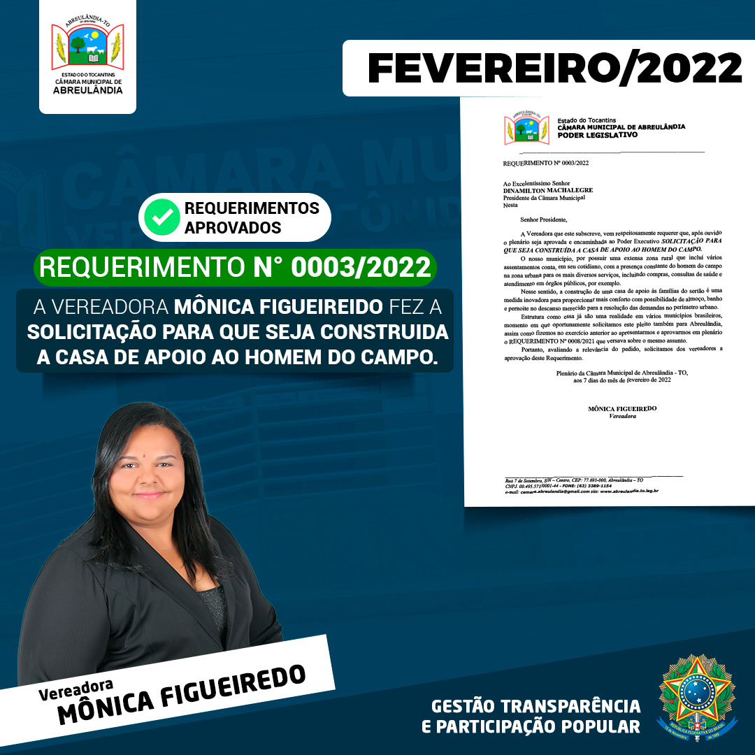 Requerimento n. 003-2022
