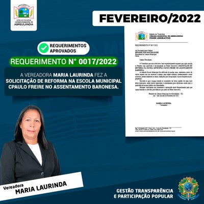 Requerimento n. 017-2022