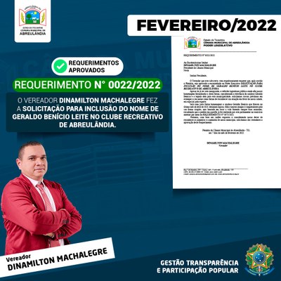 Requerimento n. 022-2022