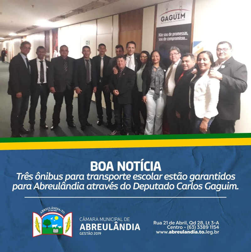 Boa notícia!