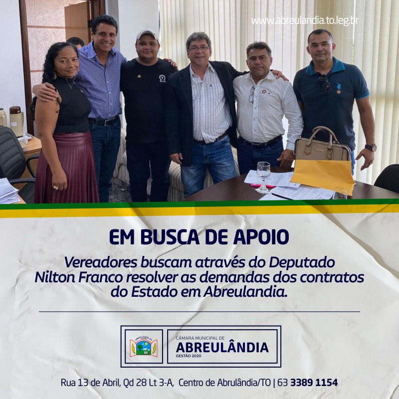 Em busca de apoio