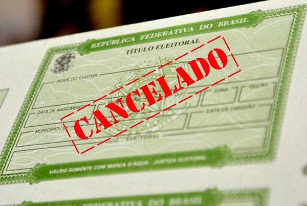 Títulos eleitorais cancelados