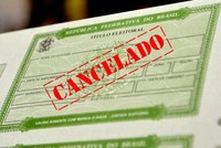 Títulos eleitorais cancelados